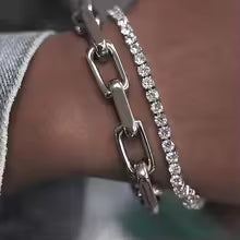 Titanium Steel Cuban Chain Bracelet – Unisex Hip Hop Jewelry Gift