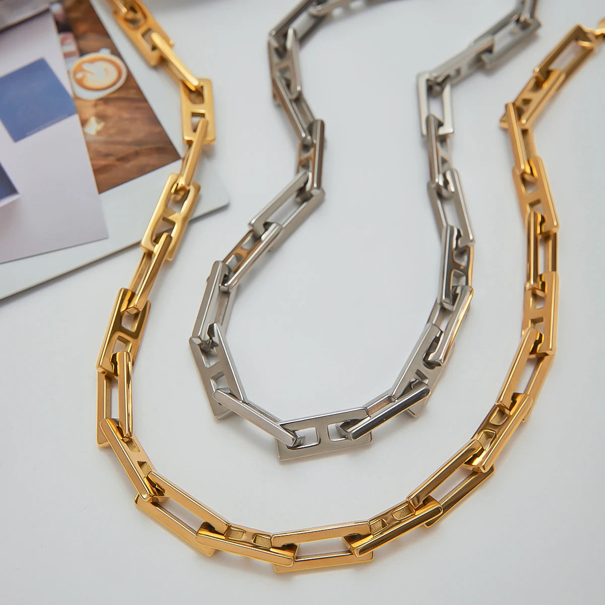 Hip Hop Bracelet & Necklace Set – Women’s Jewelry Gift