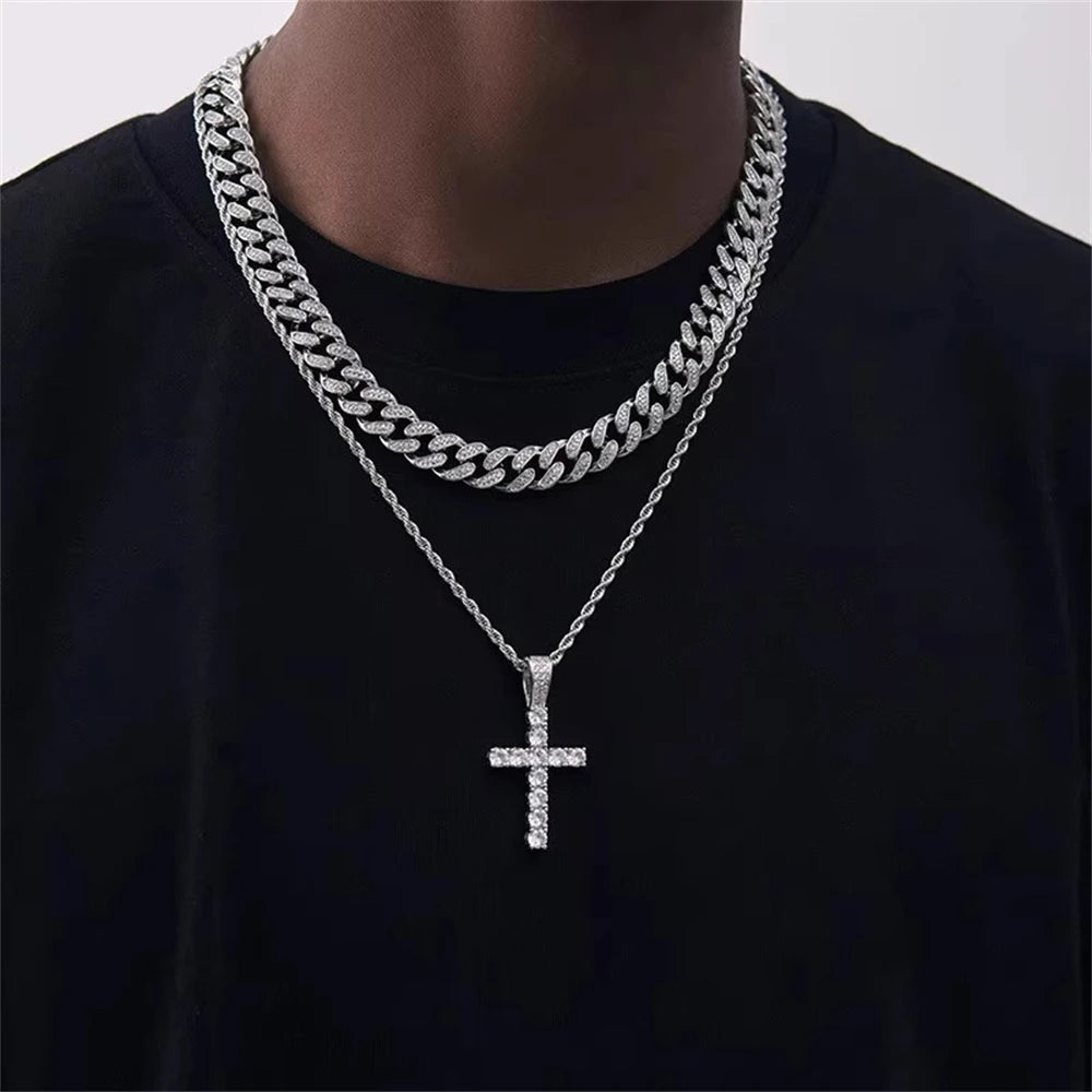 Sterling Silver Cross Necklace