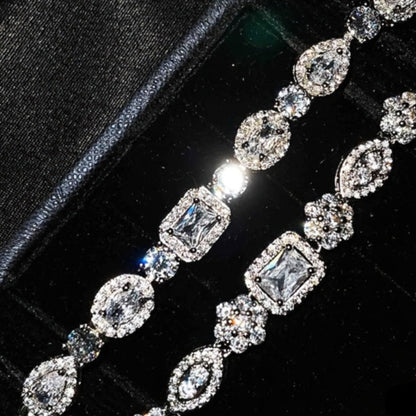 925 Sterling Silver Zirconia Bracelet – Women’s Elegant Jewelry Gift