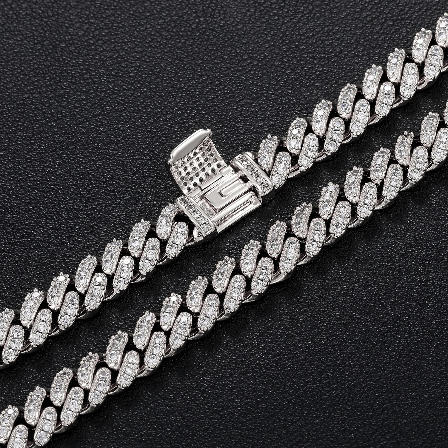 Miami Cuban Chain Necklace – Unisex Hip Hop Copper CZ Jewelry