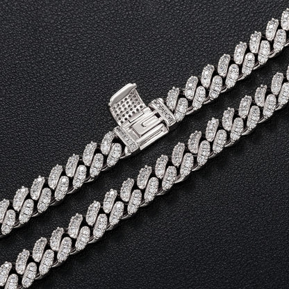 Miami Cuban Chain Necklace – Unisex Hip Hop Copper CZ Jewelry