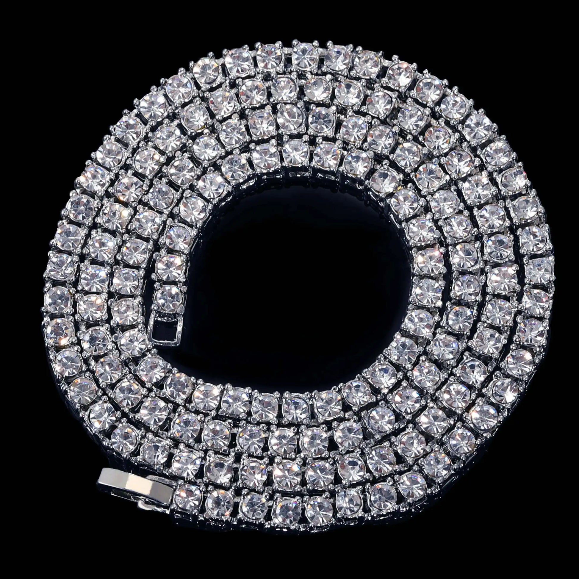 4mm Iced Out Tennis Chain – Unisex Hip Hop Necklace & Bracelet