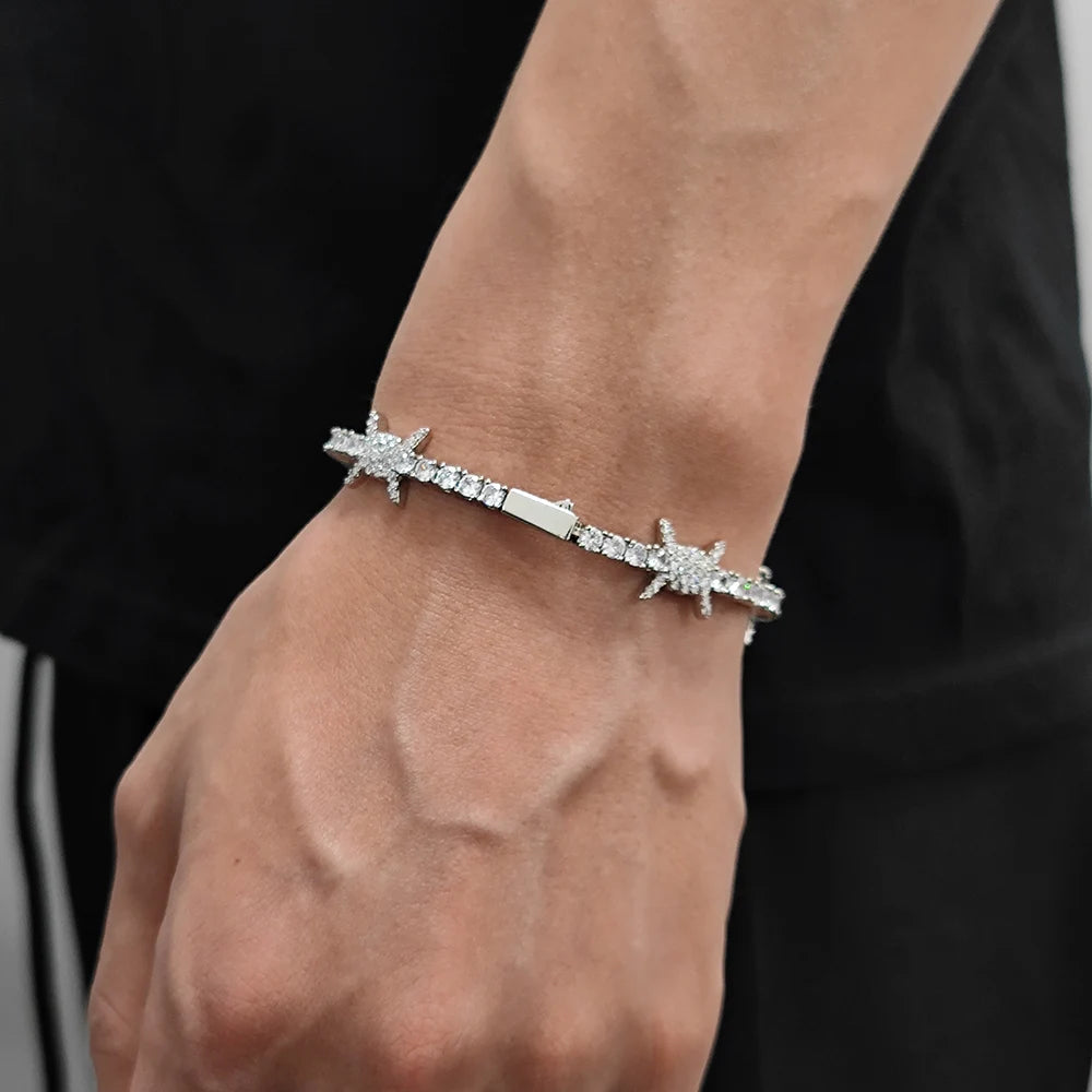 Iced Out CZ Tennis Bracelet – Women’s Hip Hop Jewelry