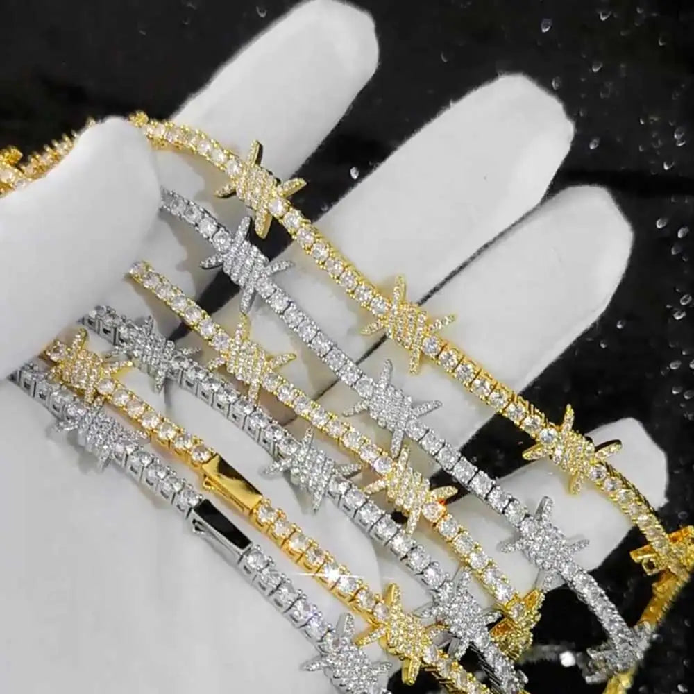 Iced Out CZ Tennis Bracelet – Women’s Hip Hop Jewelry