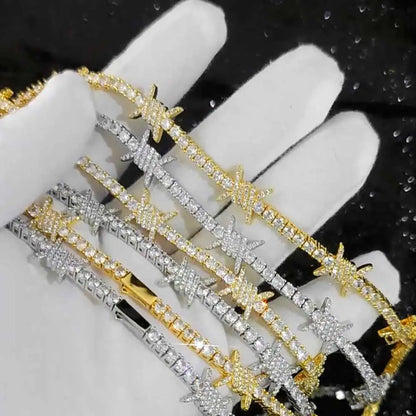 Iced Out CZ Tennis Bracelet – Women’s Hip Hop Jewelry