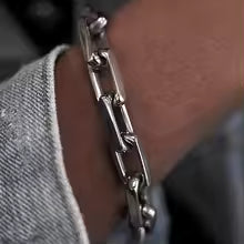 Titanium Steel Cuban Chain Bracelet – Unisex Hip Hop Jewelry Gift