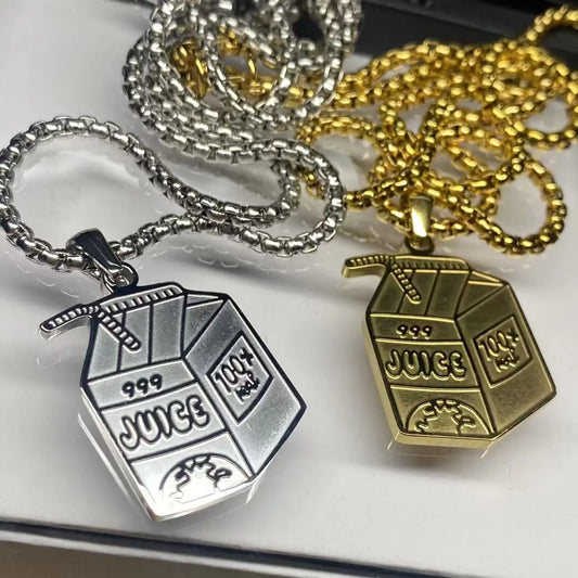 Letter Pendant Necklace – Unisex Hip Hop Jewelry Gift